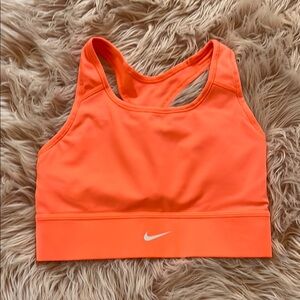 Nike Women's Orange / Peach Sports Bra